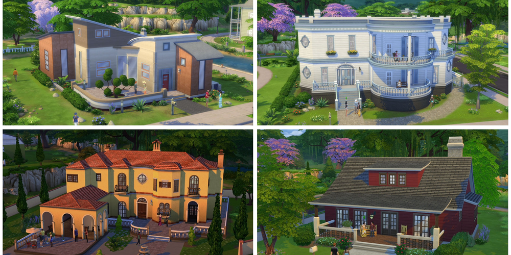 The Sims 4 houses